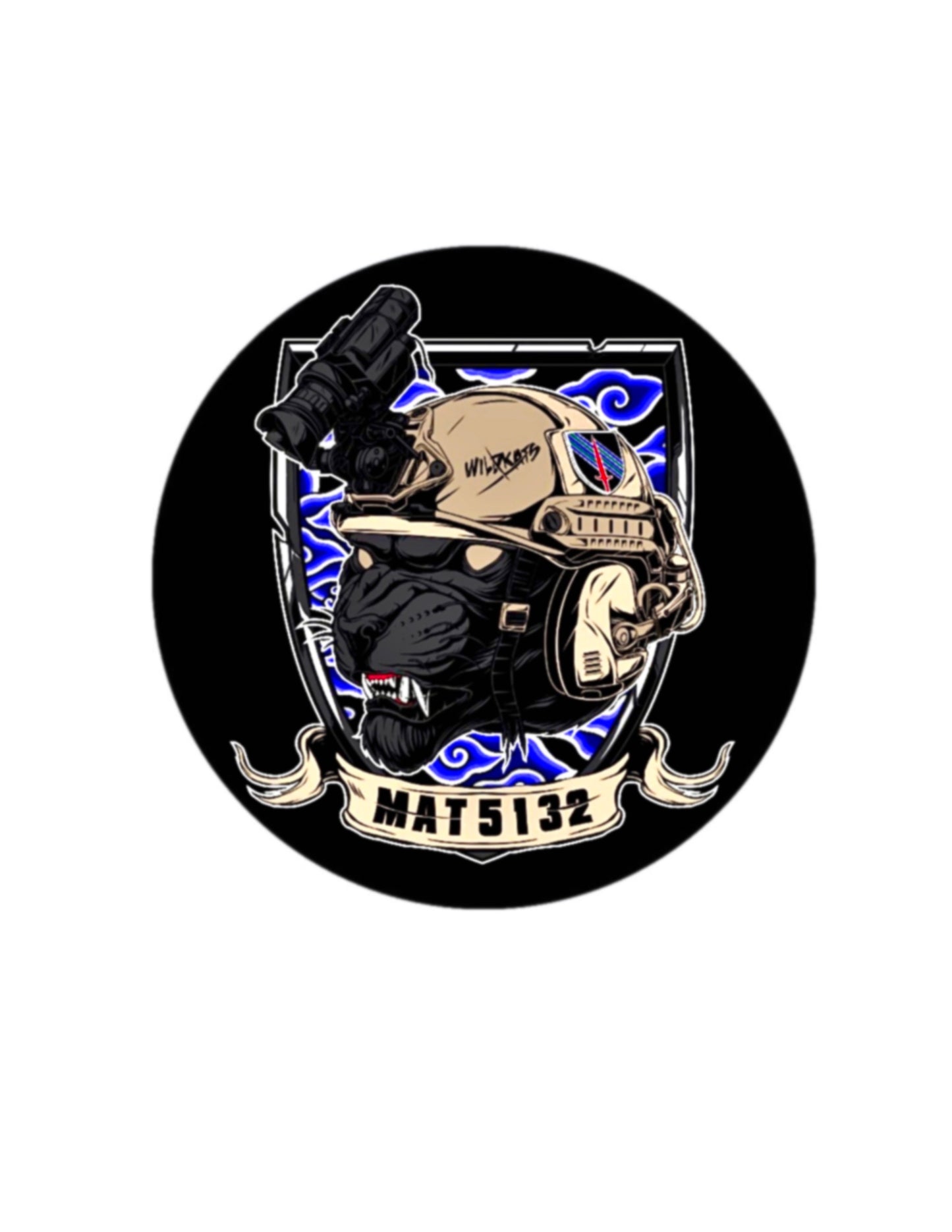 Wildkatz Sticker